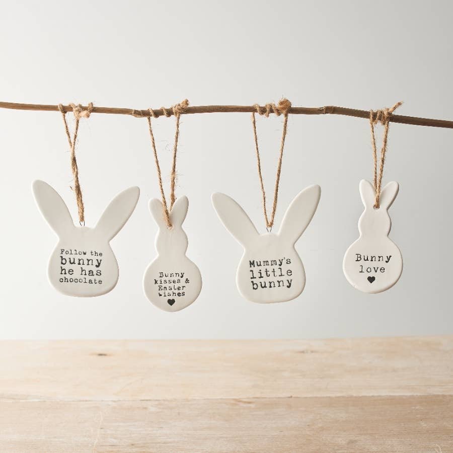 Mummy's Little Bunny Hanger, 9cm