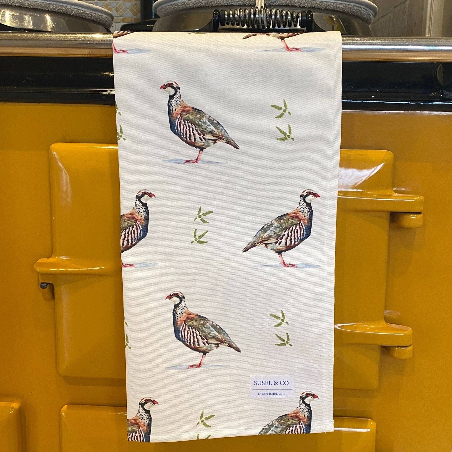 Partridge - Luxury Tea Towel