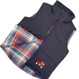 Tractor Navy - Children’s Country Life Gilet