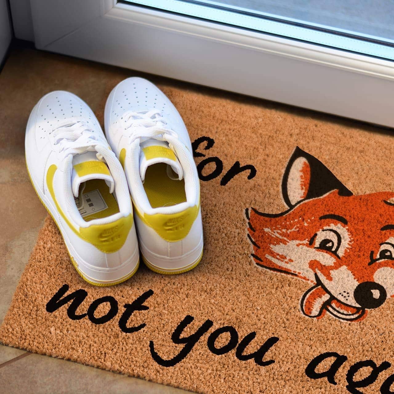 Foxsake Novelty Doormat Unique Coir Front Doormats Funny