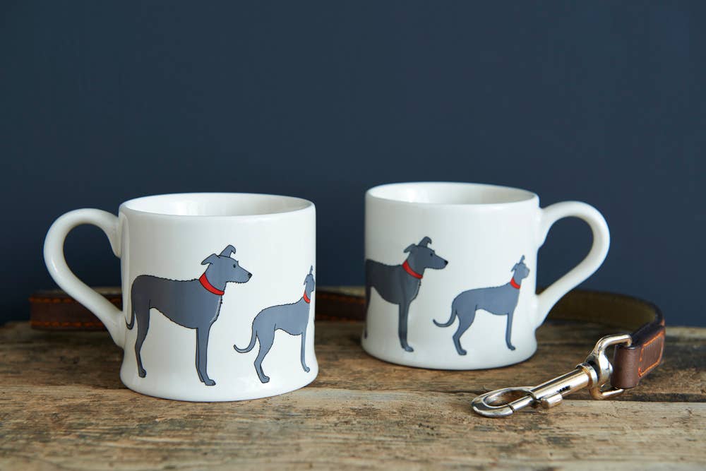 Mischievous Mutts Dog Mug - Lurcher
