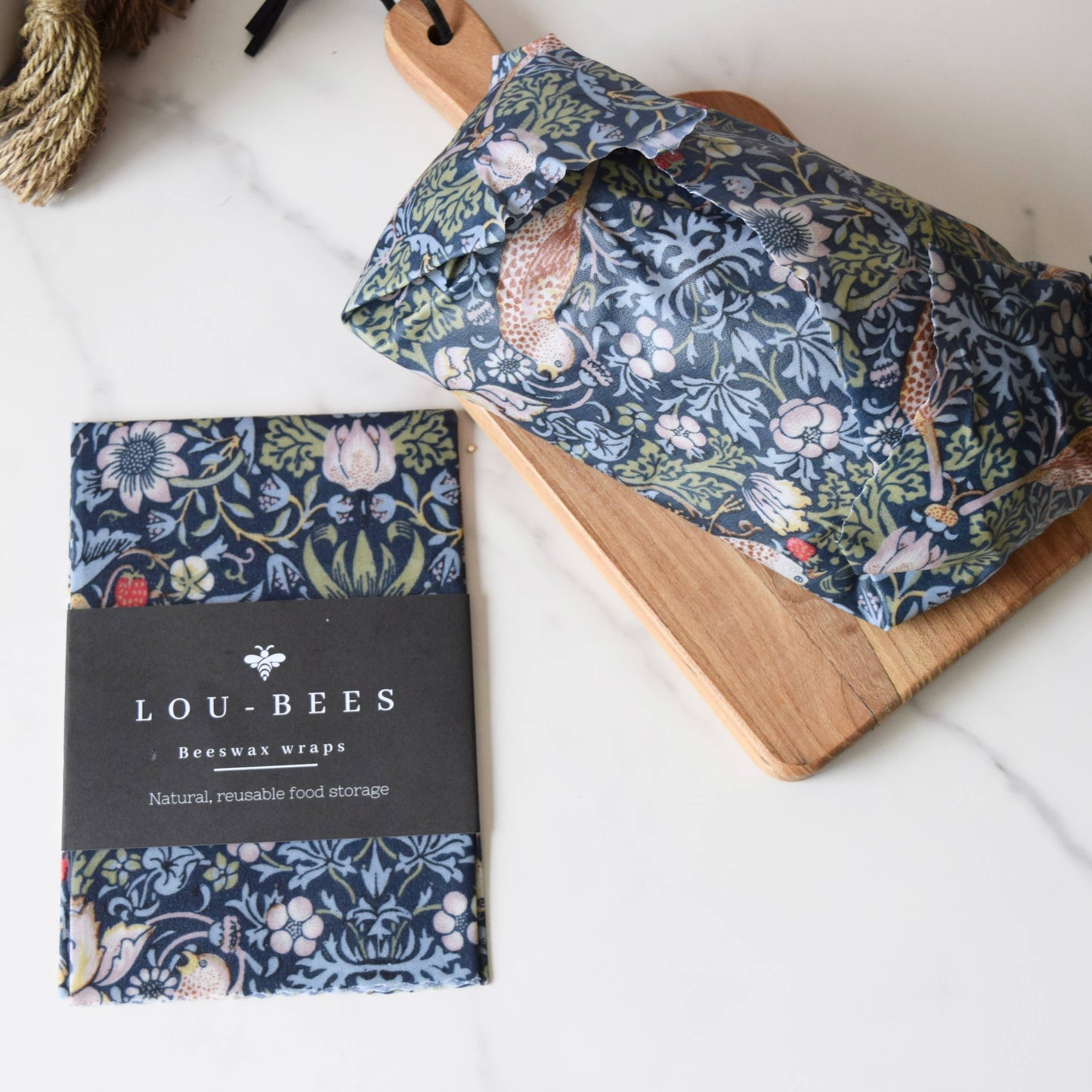 William Morris Large Beeswax wrap singles.