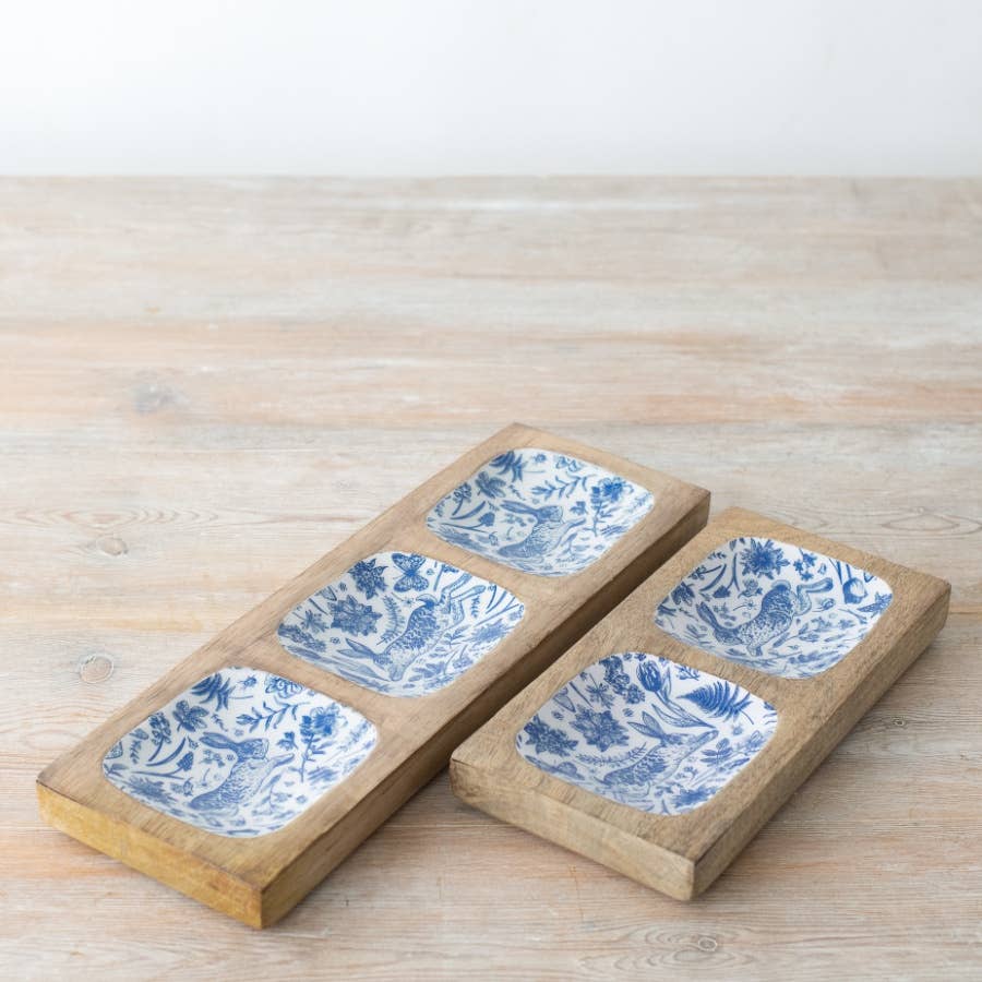Rabbit Design Serving Tray, 30cm