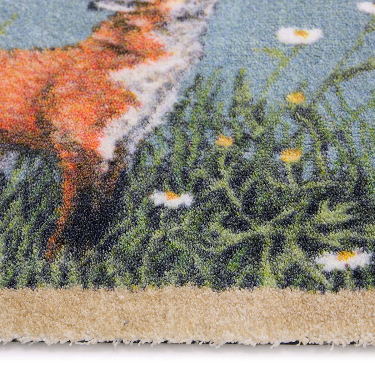 Hug Rug X Sally Swannell Fox & Black Bird Doormat