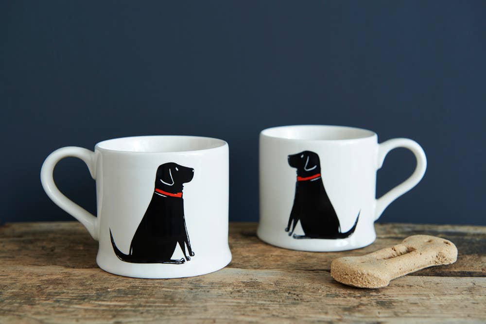 Mischievous Mutts Dog Mug - Single Black Labrador