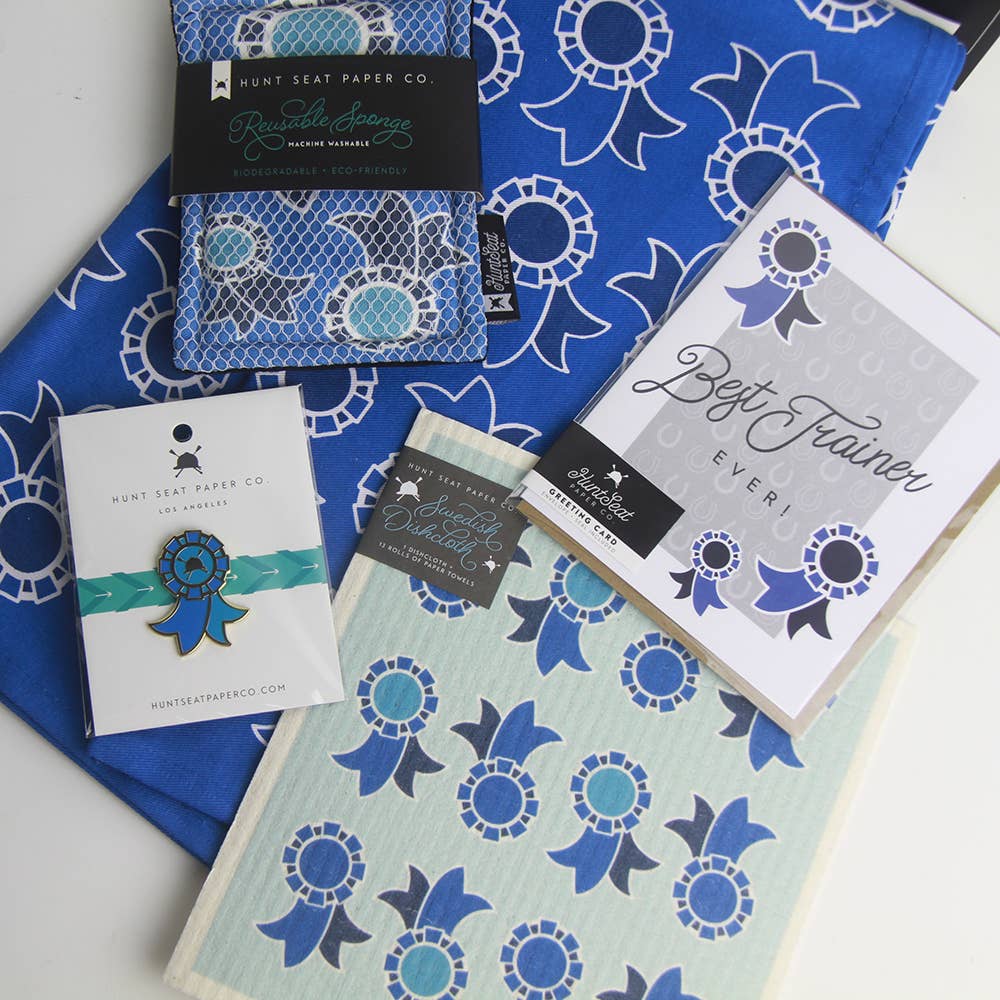 Winner Swedish Dishcloth - Equestrian Home Decor + Gift