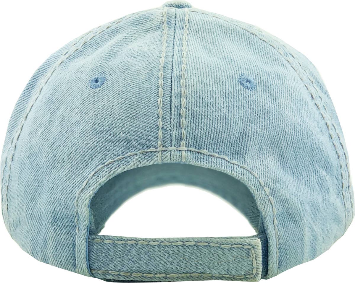 SUNSHINE & WHISKEY Washed Vintage Ballcap