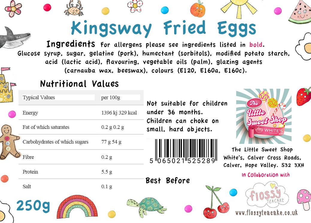 Eggs Sweet Bag 250g