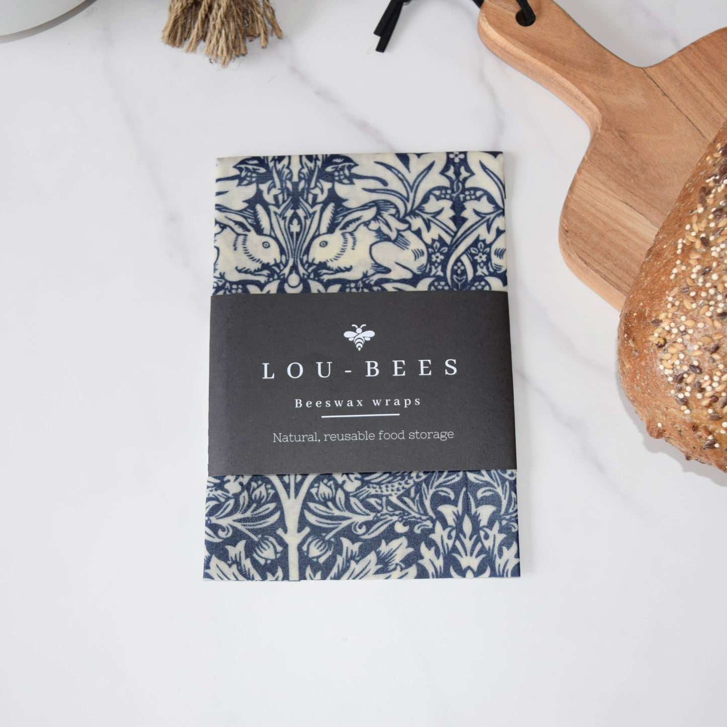William Morris Large Beeswax wrap singles.
