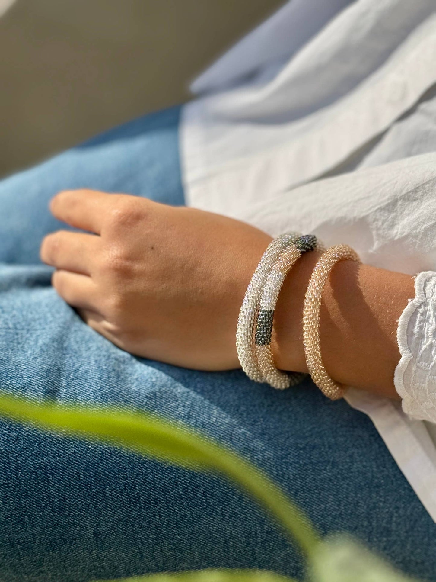 Nepali bracelet Pale pink