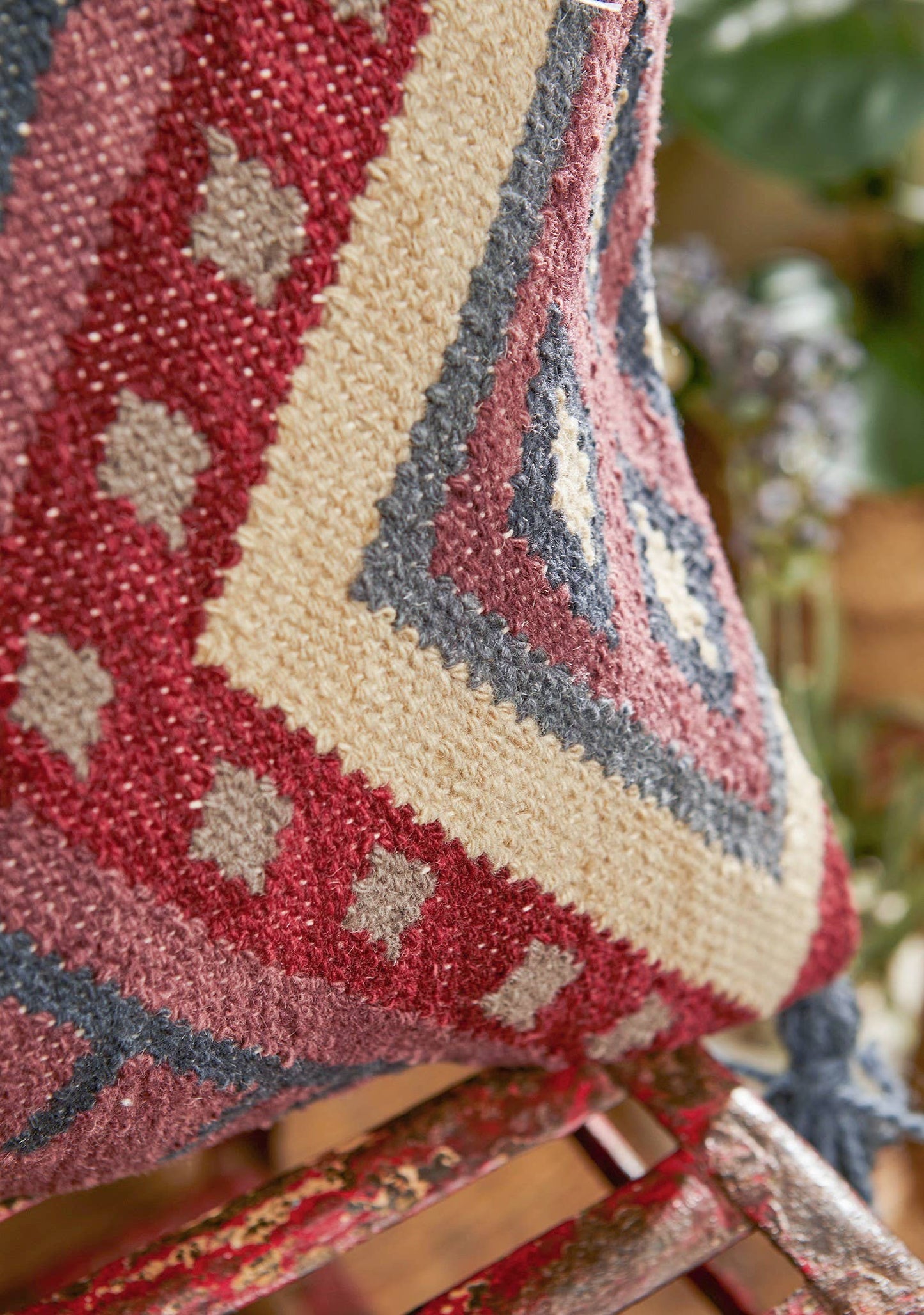 Izmir Hand Woven Wool/cotton Kilim Cushion Cover