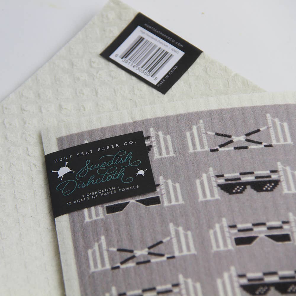 High Standards Swedish Dishcloth - Equestrian Horse Gift