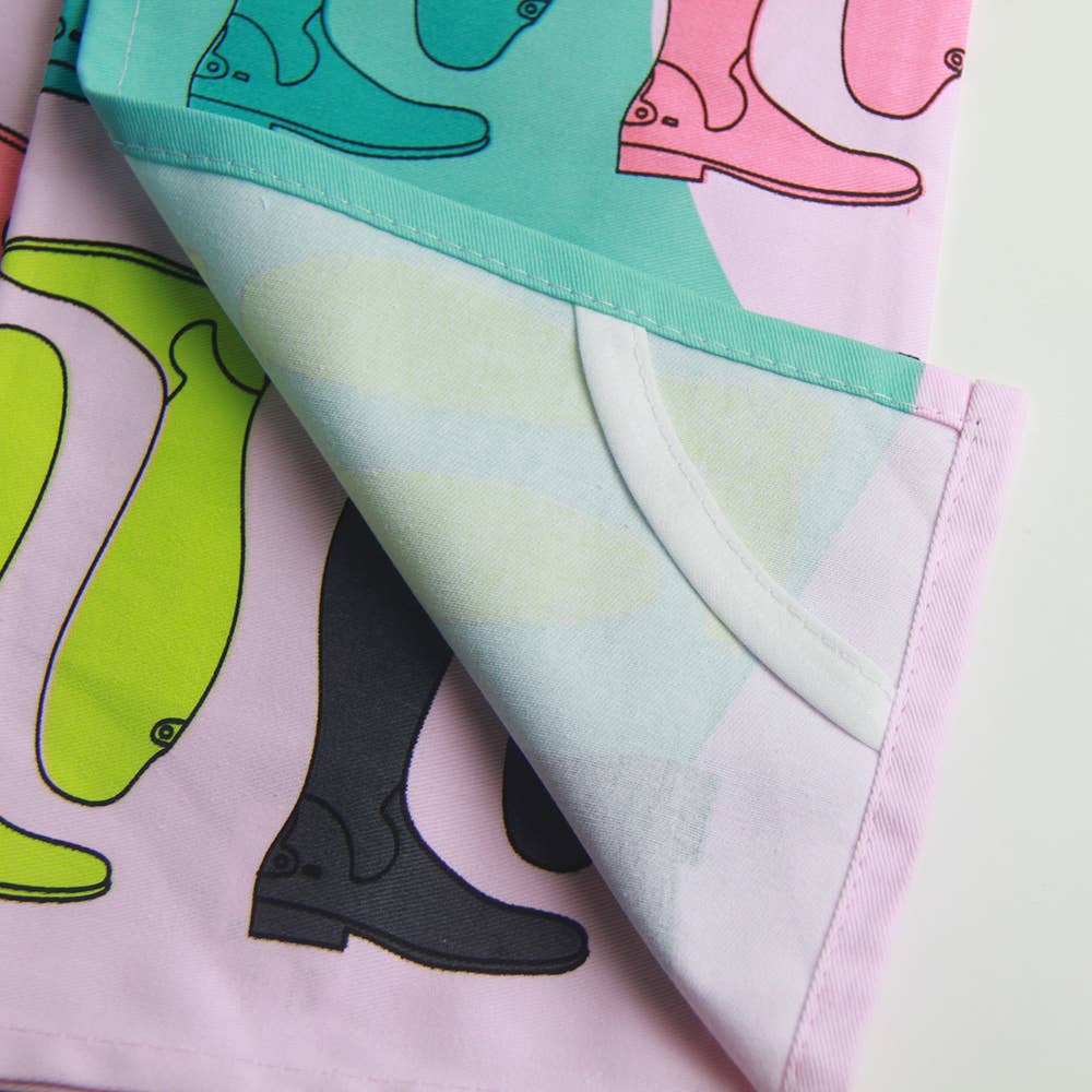 Tall Boots Equestrian Tea Towel - Horse Home Decor
