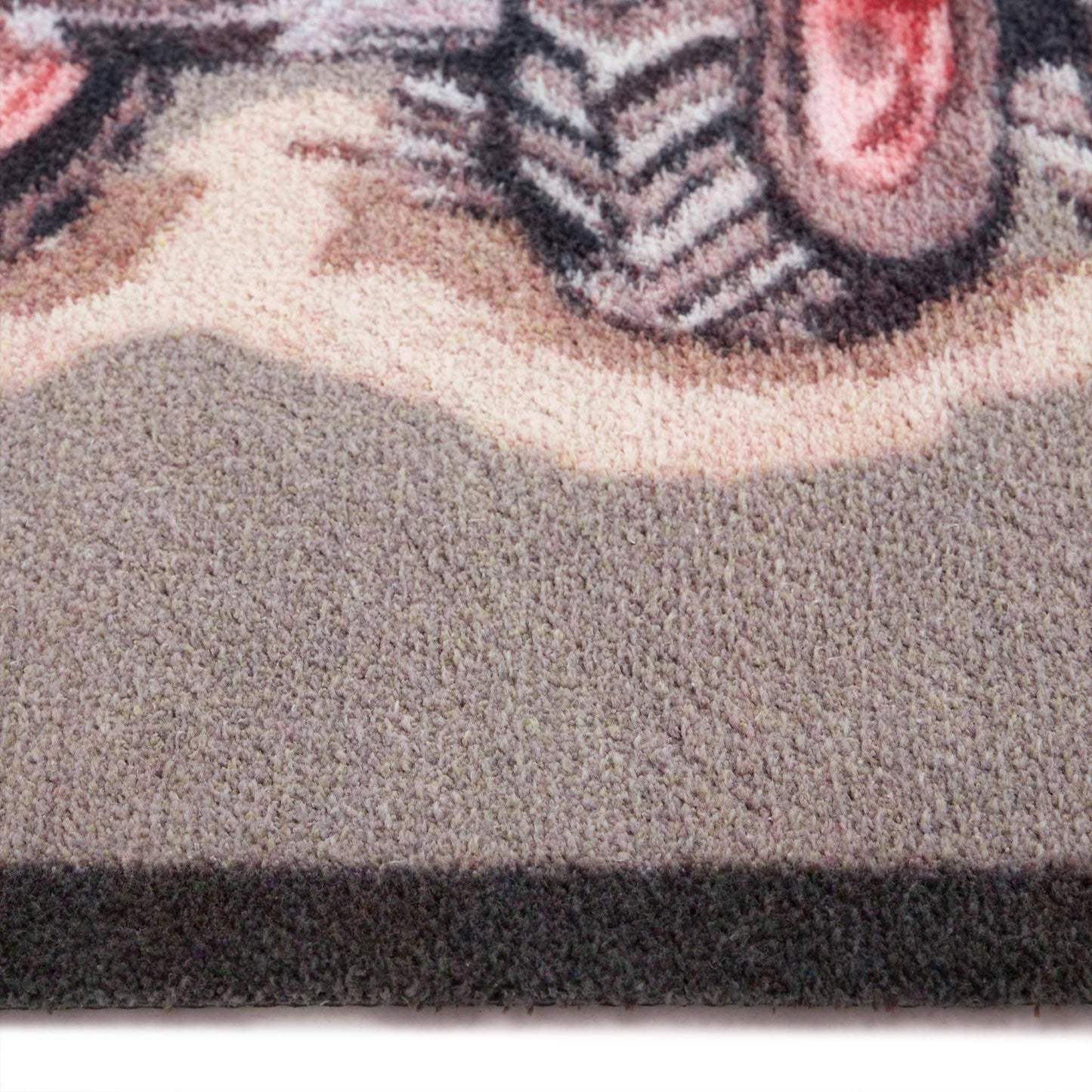 Hug Rug Red Farmyard Tractor Doormat