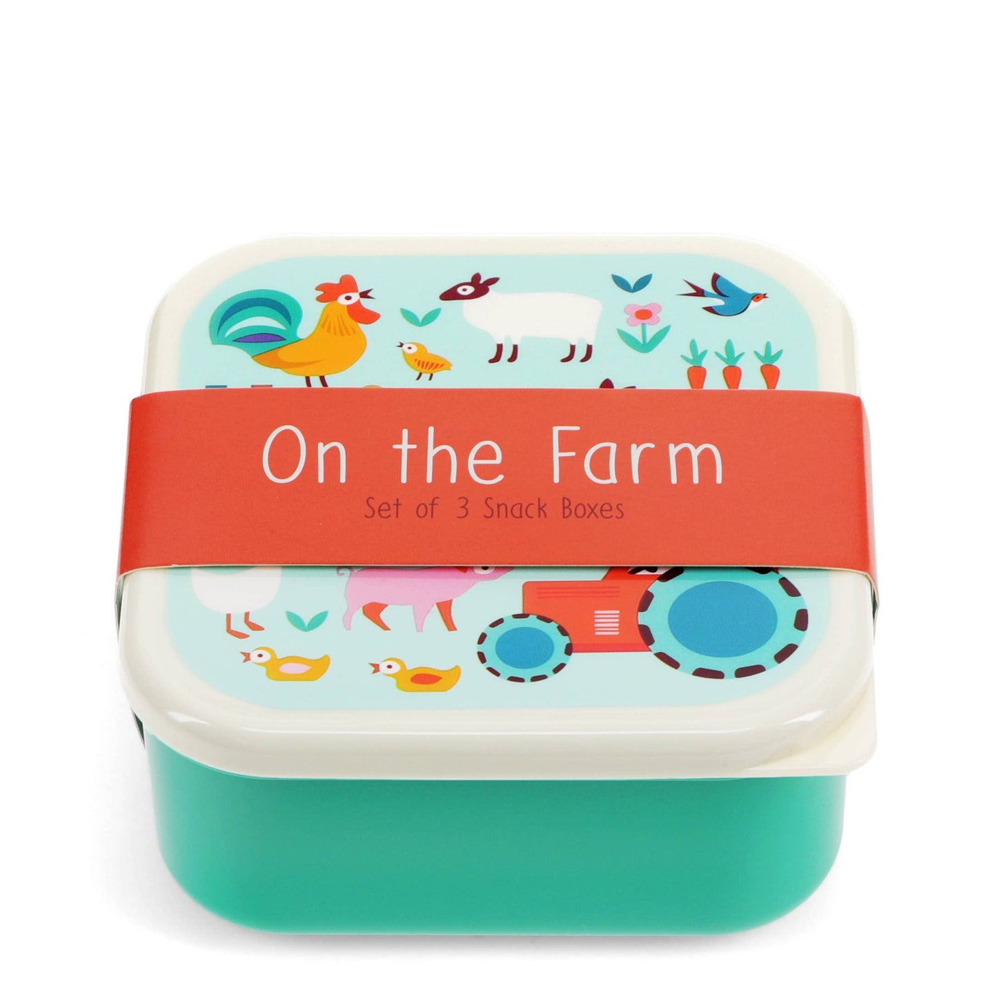Snack boxes (set of 3) - Farmyard
