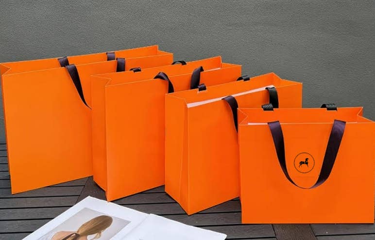 Big Orange Gift Bag