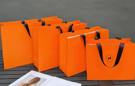Big Orange Gift Bag