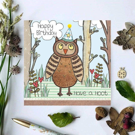 Owl Birthday Card