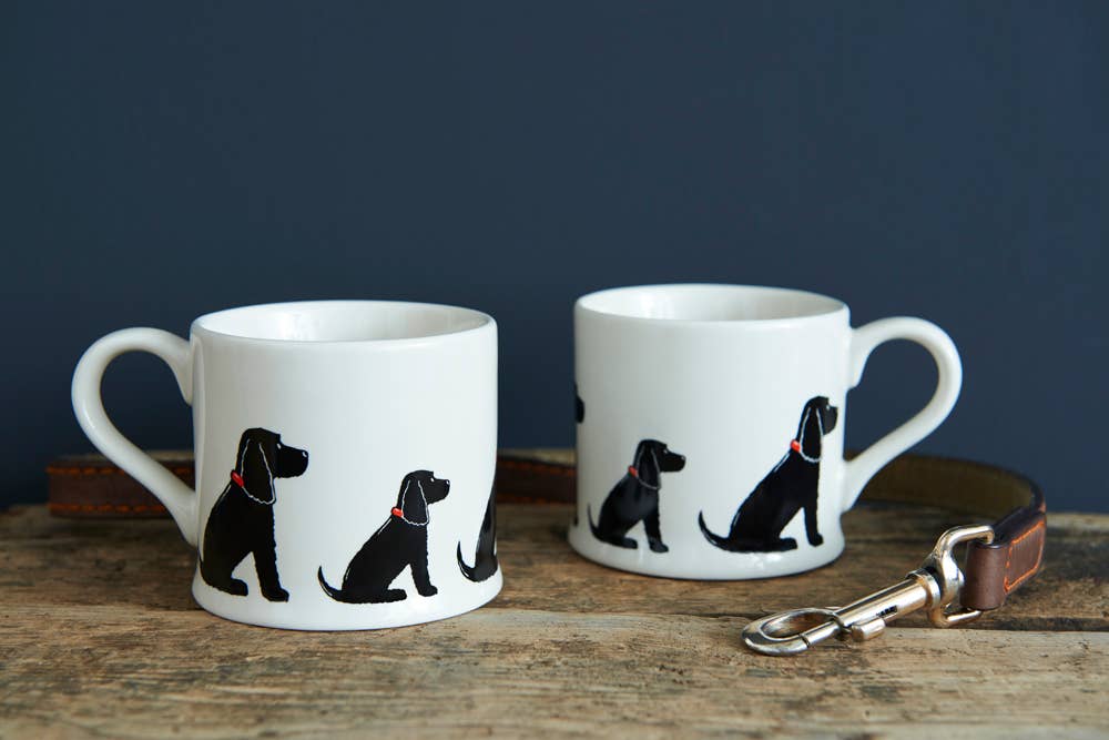 Mischievous Mutts Dog Mug - Cocker Spaniel (Black)