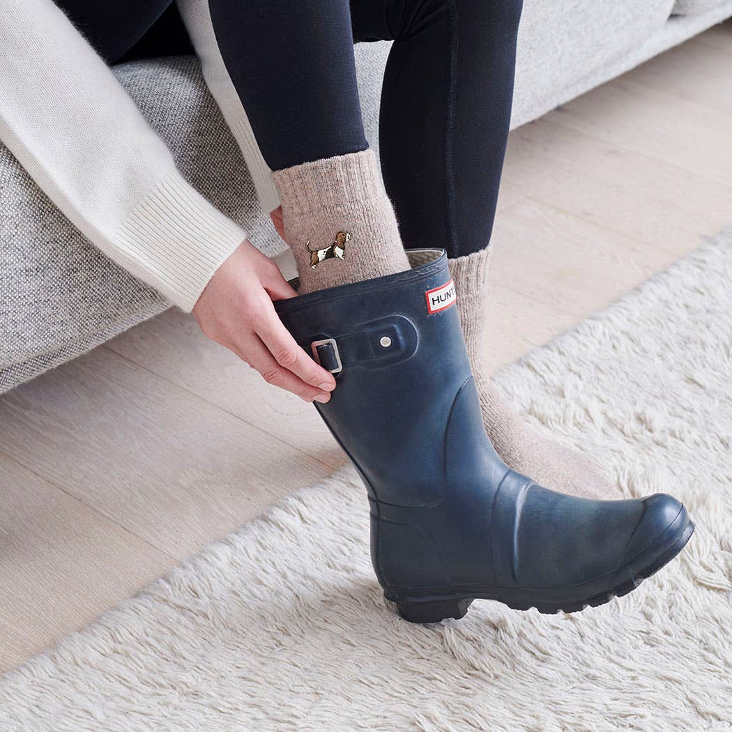 Dog Walking Socks - Basset Hound