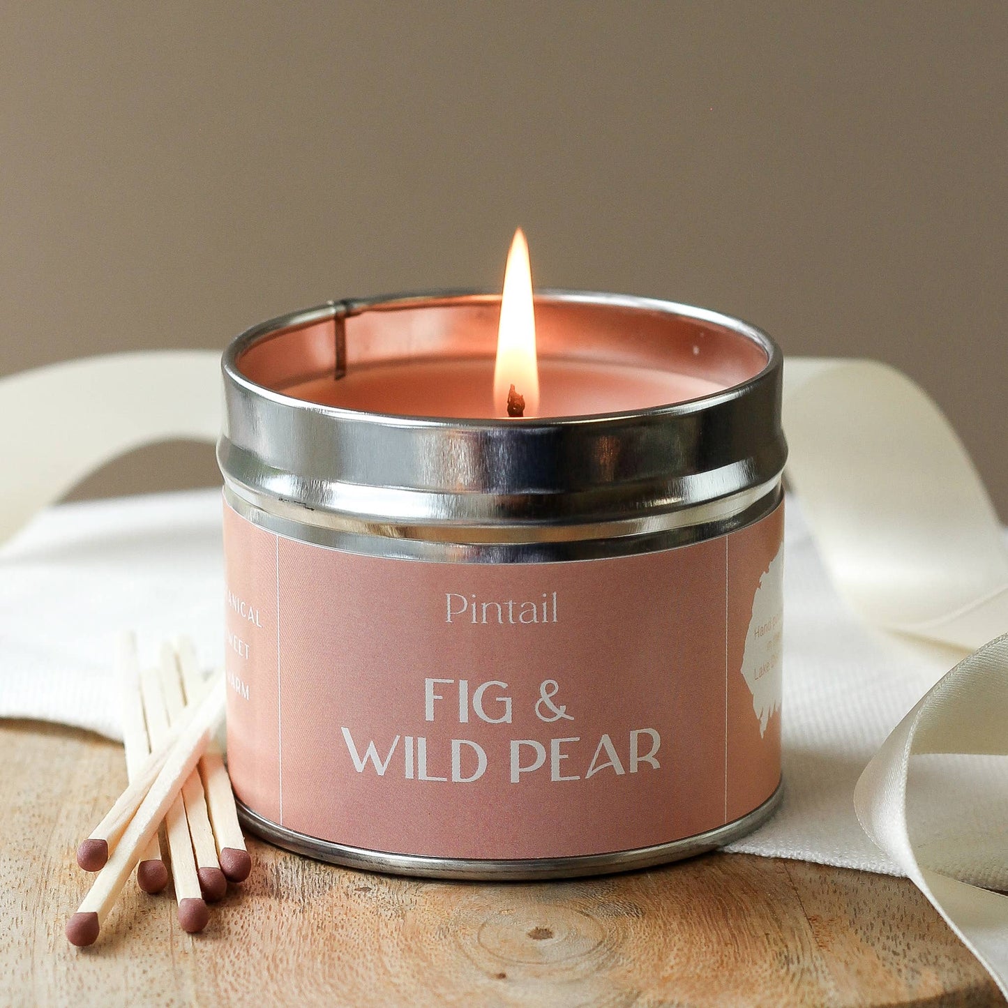 Fig and Wild Pear Classic Tin Candles | Fruity Candles