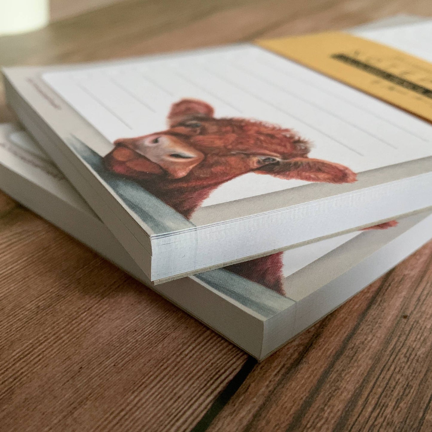 Cow, Farm Animal Slim To-Do List & Tear-Off Notepad