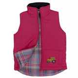 Tractor Pink  - Children’s Country Life Gilet