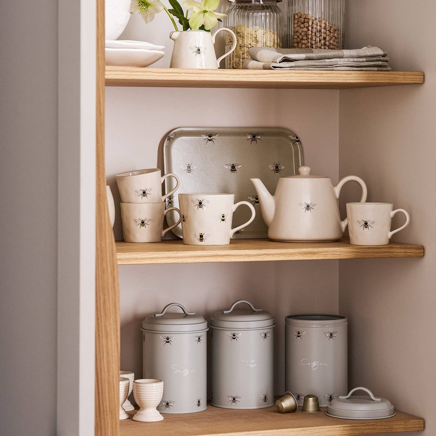Bees Stoneware Coffee Mug