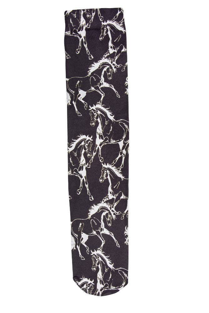 AWST Int'l Lila Linear Horse Socks
