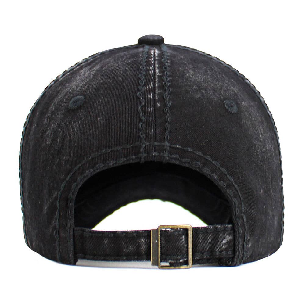 RIDE Message Western Horse Embroidered Vintage Baseball Cap