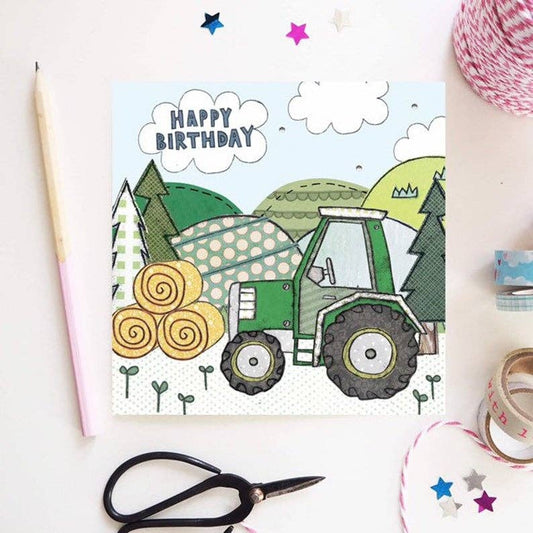 Tractor Birthday Card
