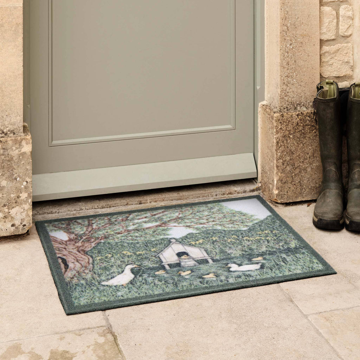 Hug Rug X Sally Swannell Outdoor Duck House Doormat