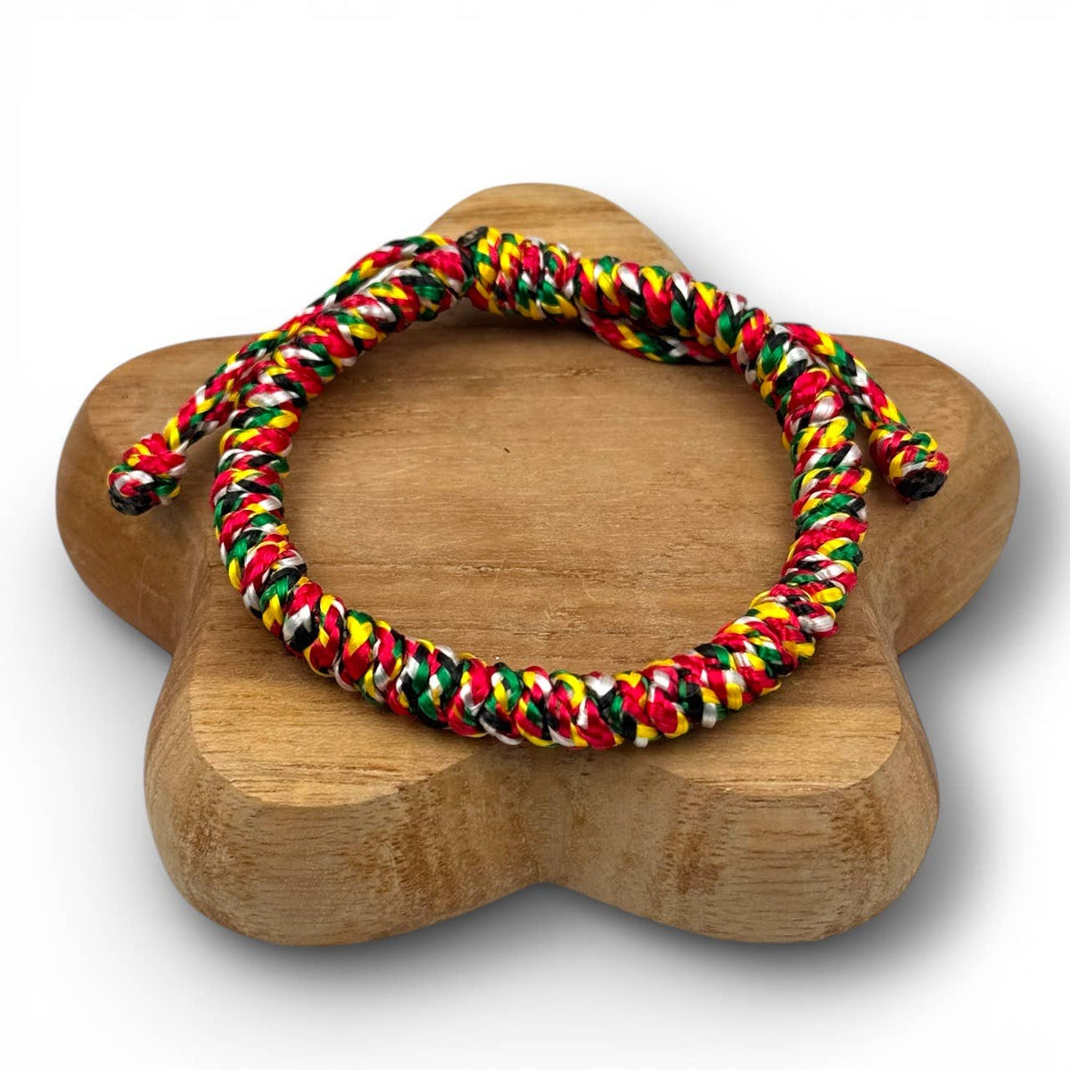 Tibetan braided bracelet - wide model