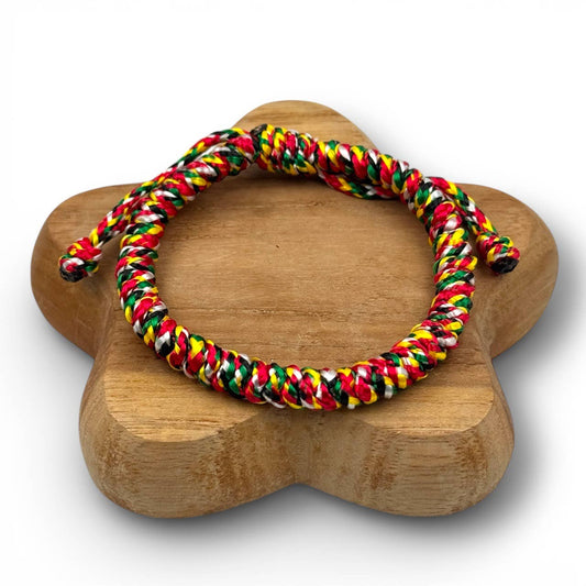 Tibetan braided bracelet - wide model