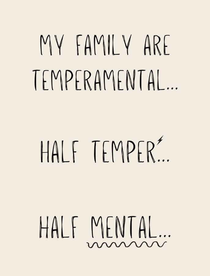 Family Mini Metal Sign