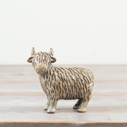 Highland Cow Ornament, 11.2cm
