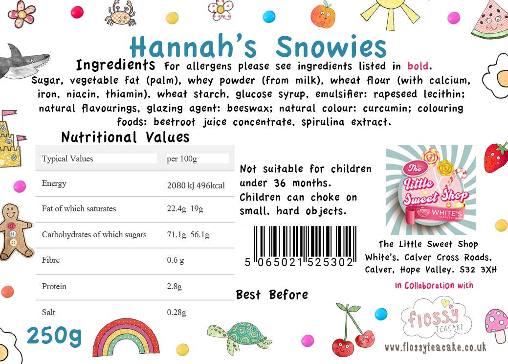 Snowies Sweet Bag 250g