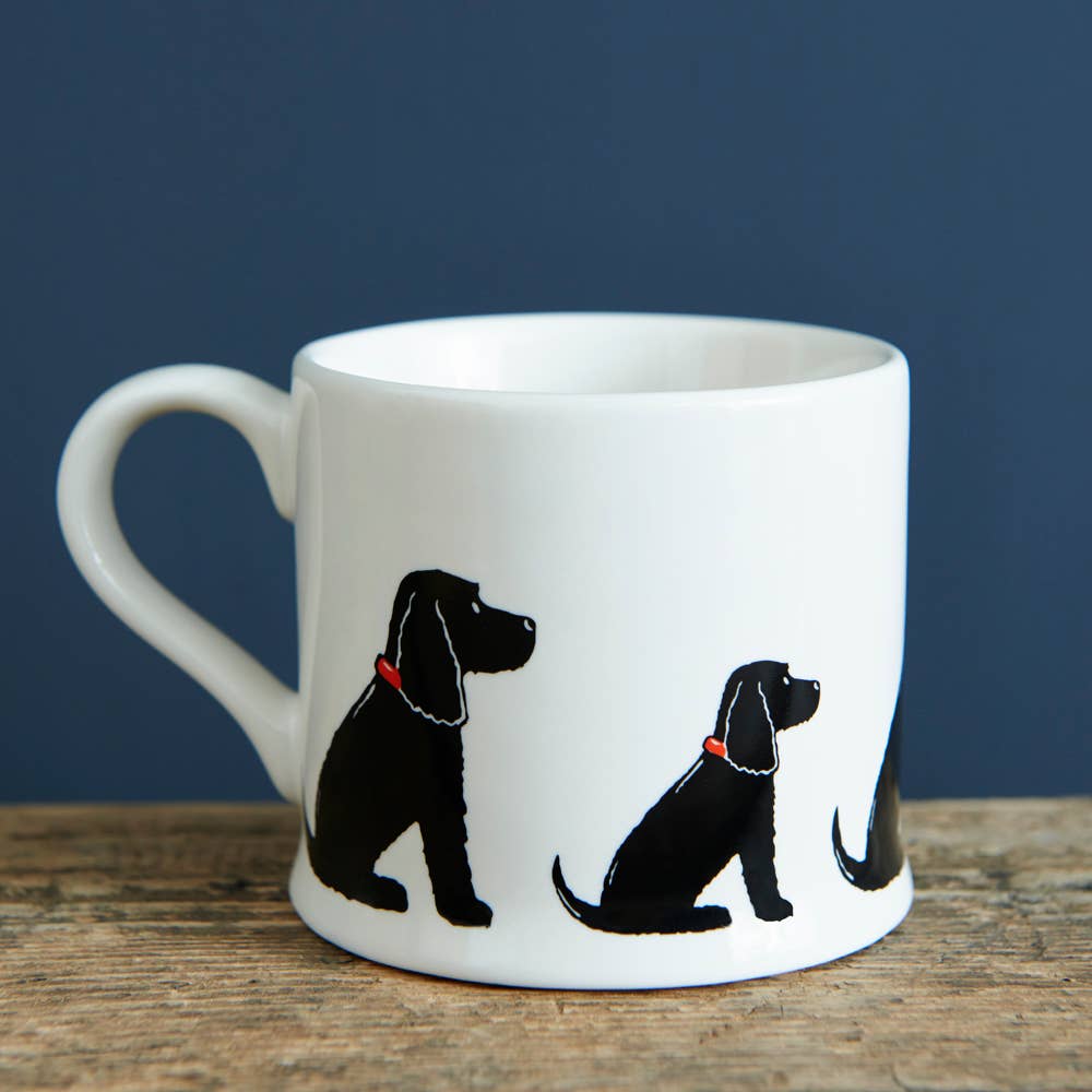 Mischievous Mutts Dog Mug - Cocker Spaniel (Black)