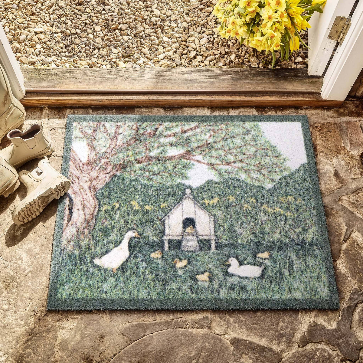 Hug Rug X Sally Swannell Outdoor Duck House Doormat