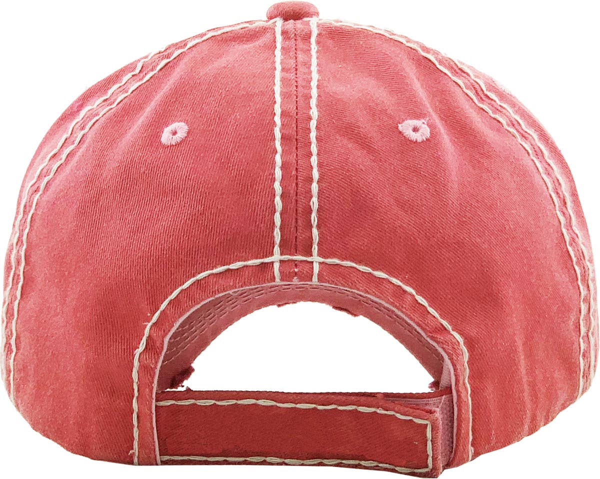 SUNSHINE & WHISKEY Washed Vintage Ballcap