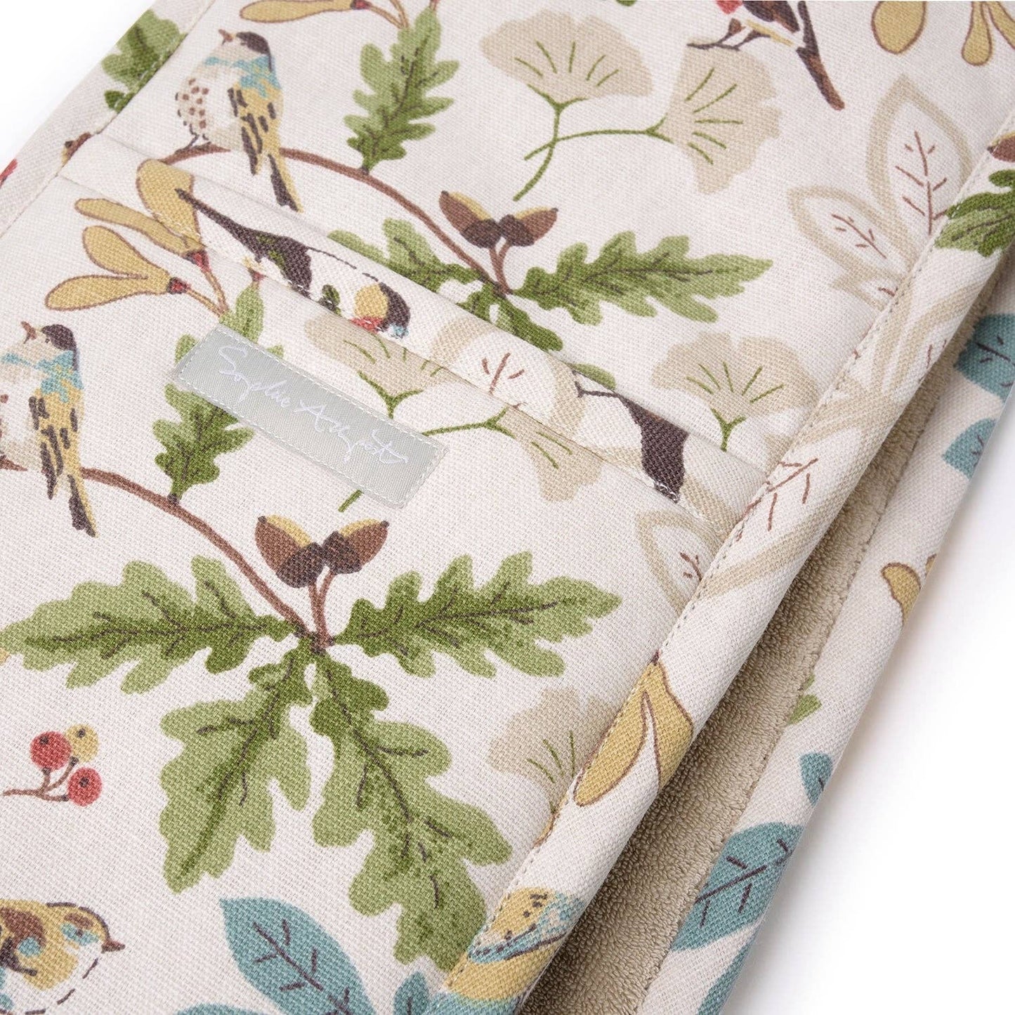 Orchard Birds Double Oven Glove