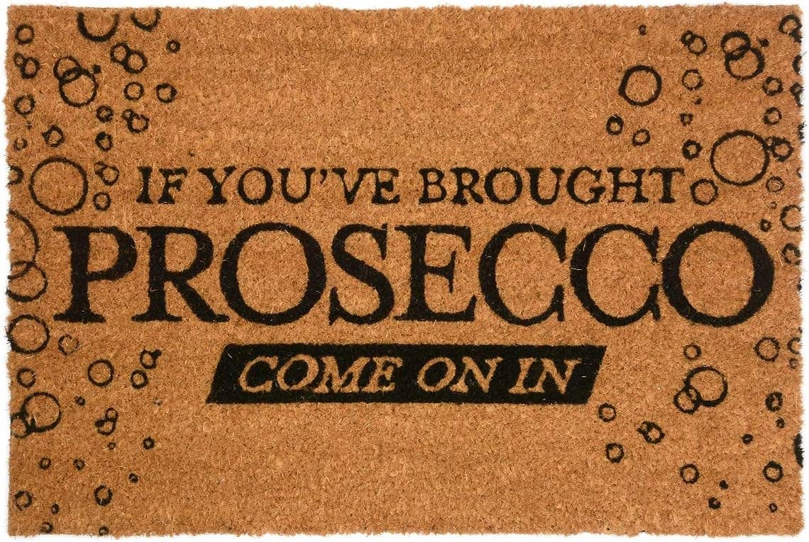 Come In Prosecco Novelty Doormats Unique Coir Front