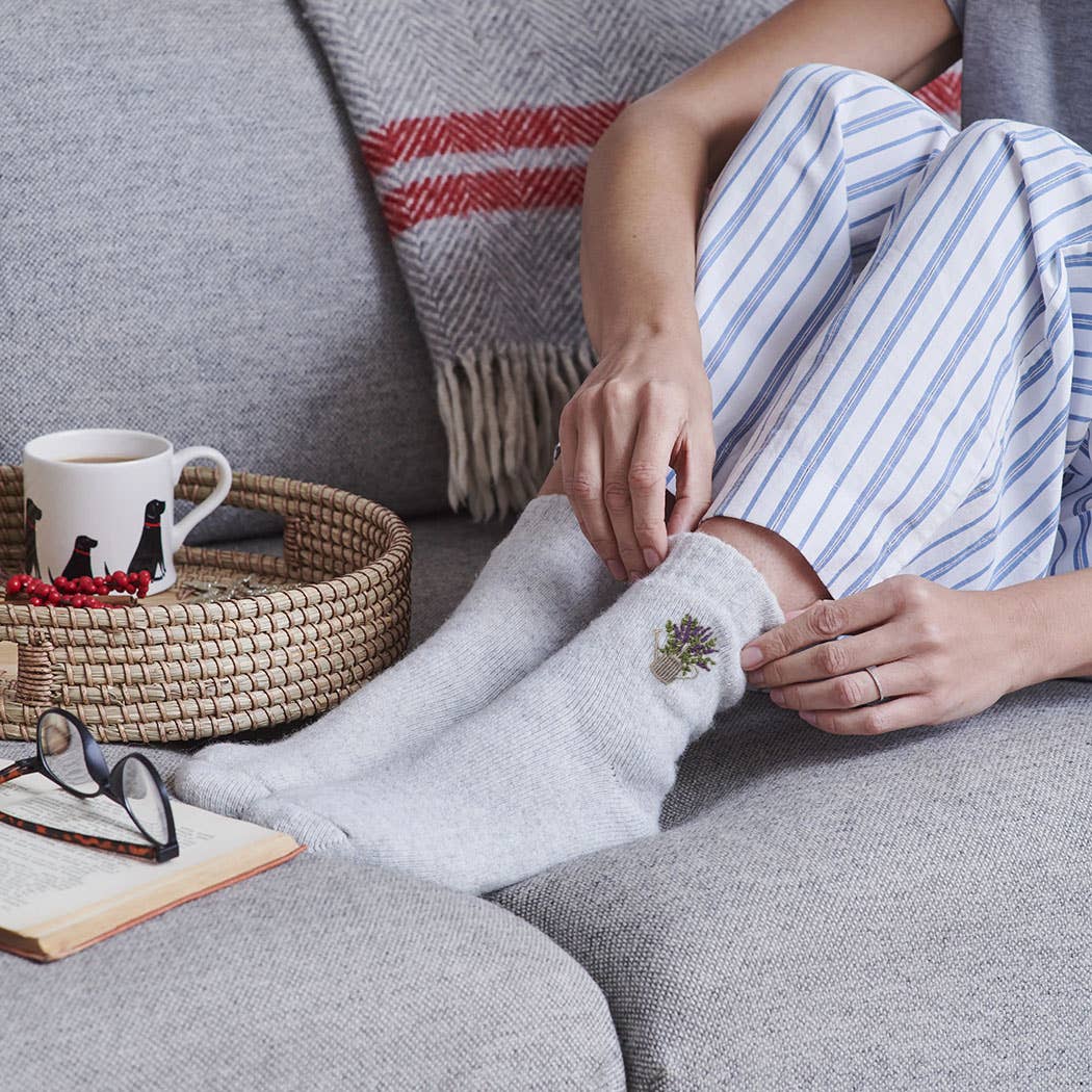 Watering Can Gardening Wool Socks