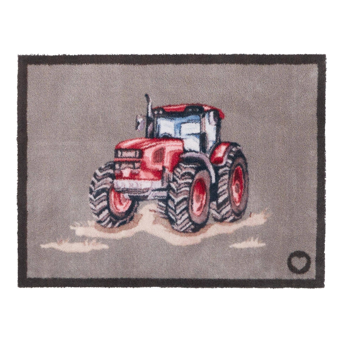 Hug Rug Red Farmyard Tractor Doormat