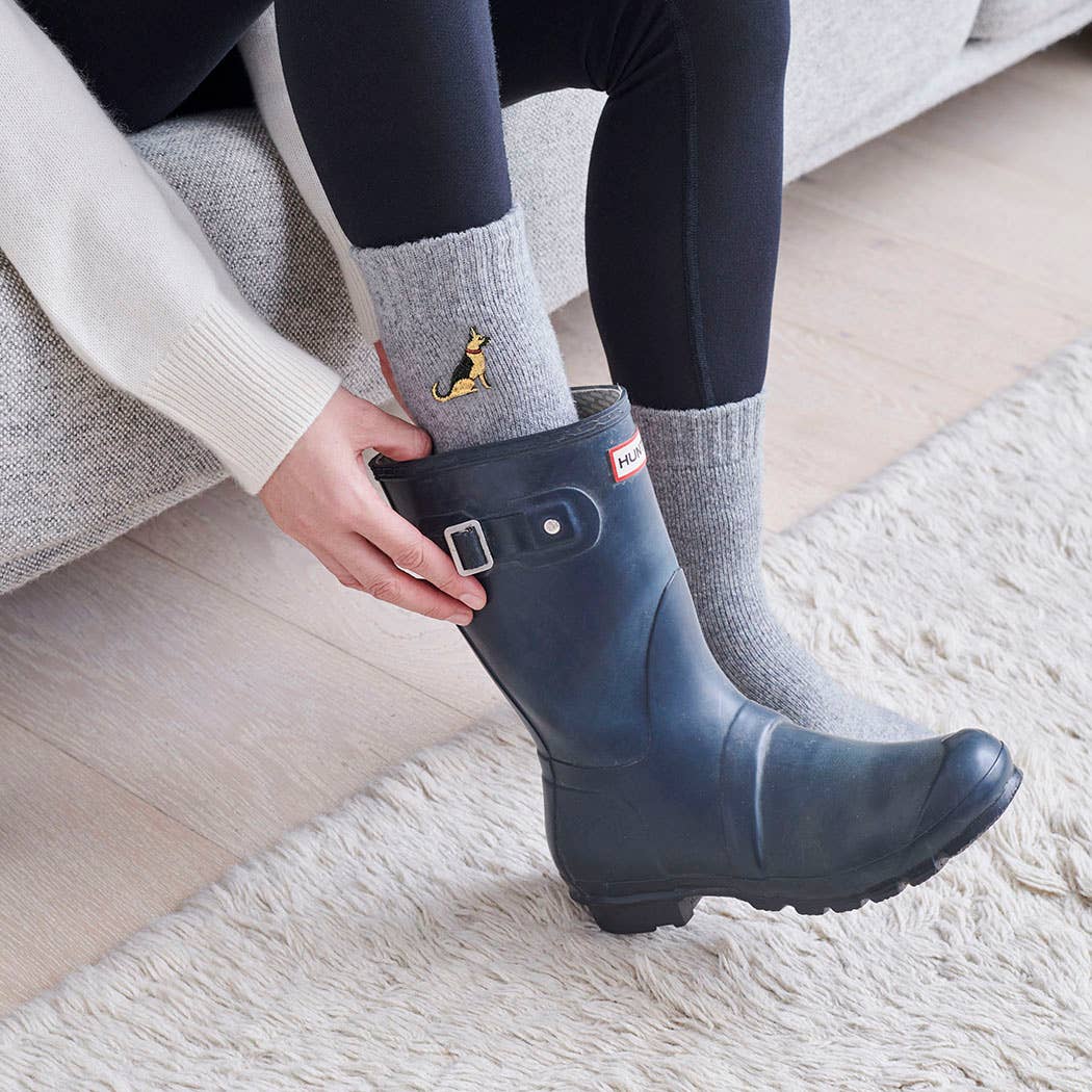 Dog Walking Socks - German Shepherd