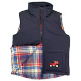 Tractor Navy  - Children’s Country Life Gilet