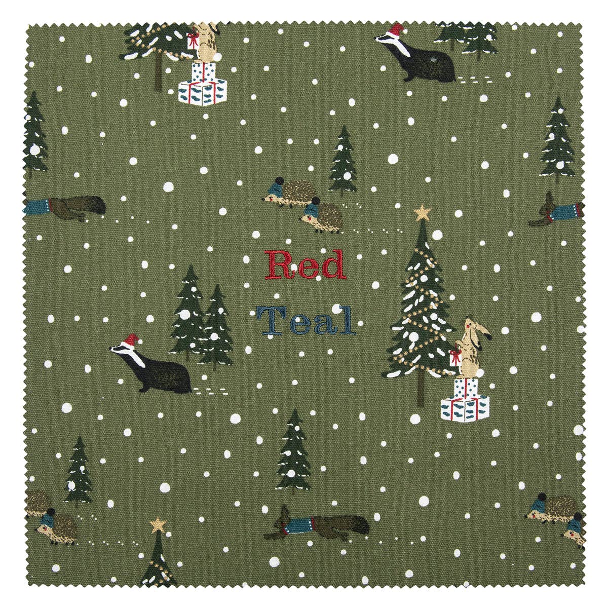 Festive Forest Christmas Stocking