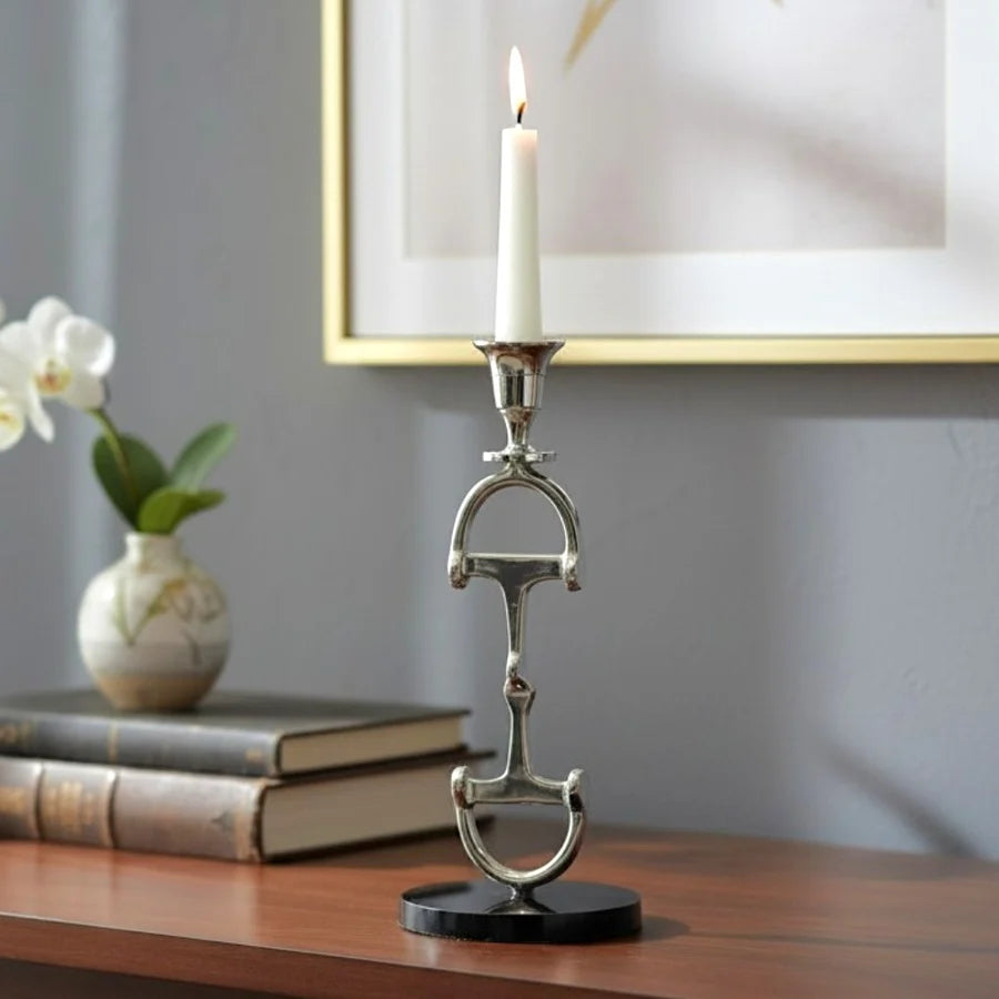 Horse Bit Candle Holder