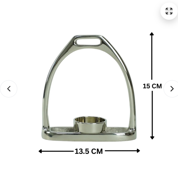 Horse Stirrup Candle T Light 6"