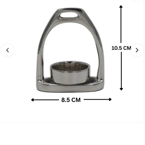 Horse Stirrup Candle T Light 4"